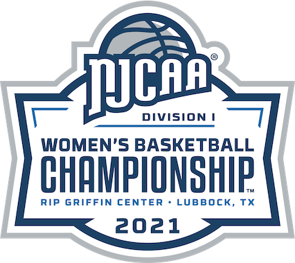 NJCAA Division I Women's Basketball Championship - Lubbock Texas Logo