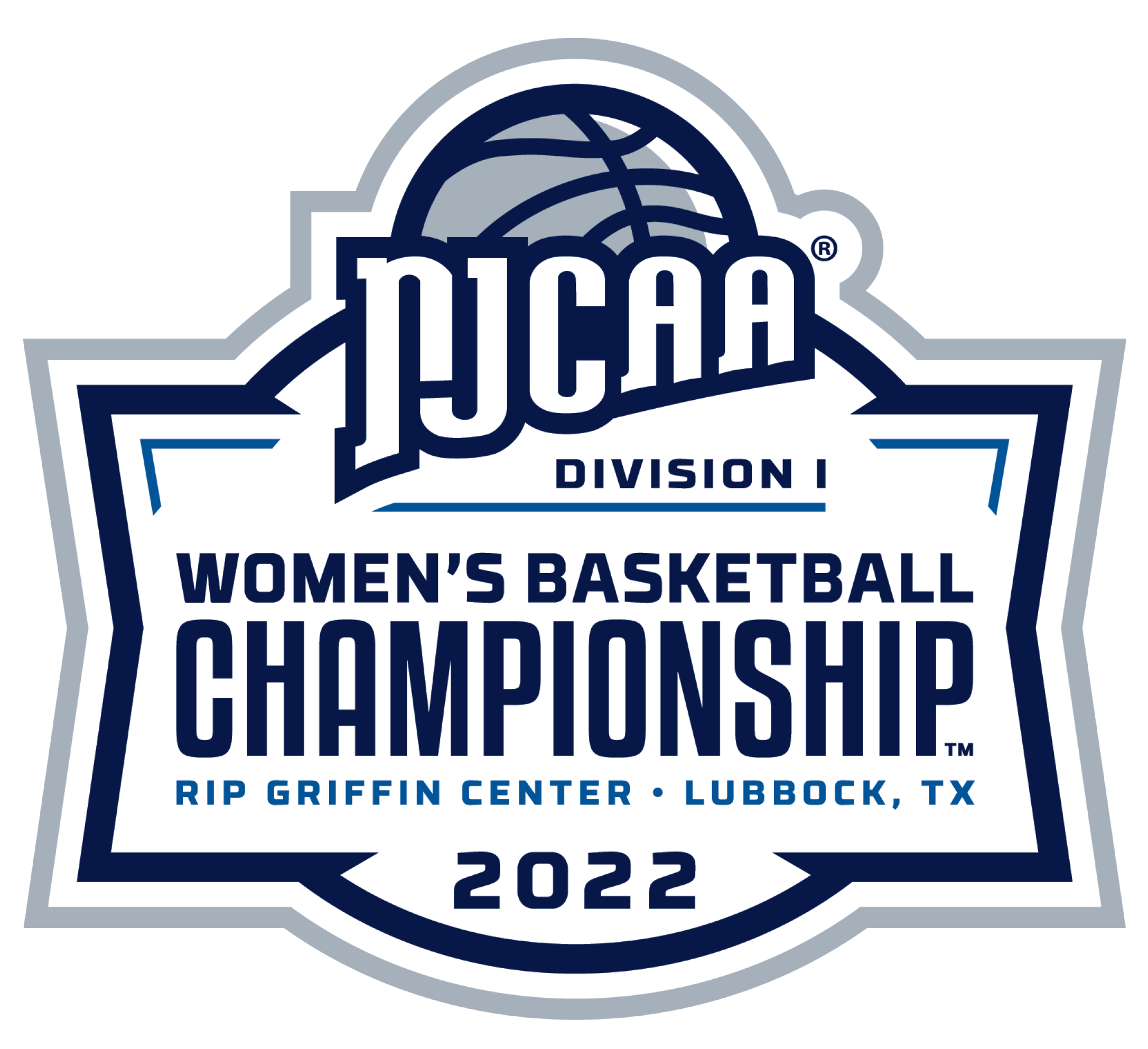 NJCAA Division I Women's Basketball Championship - Lubbock Texas Logo